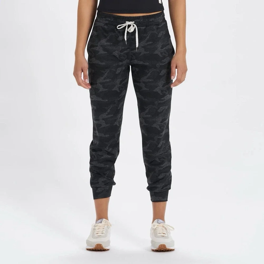 Vuori Performance Jogger Women's XXL Black Camo DreamKnit Drawstring Athleisure - Picture 1 of 6